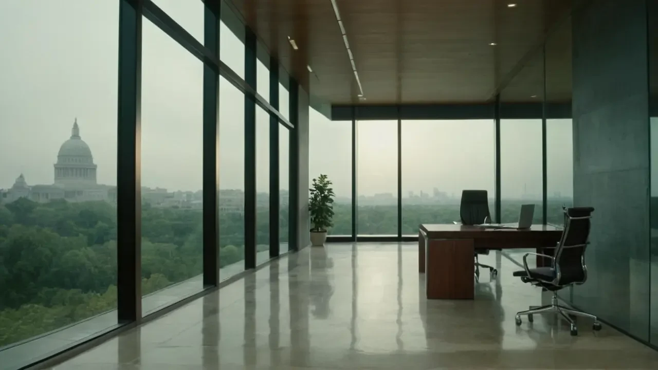 Hier ist eine kurze Antwort:„Grauer Gerichtssaal, Realismus, Atmosphäre.“